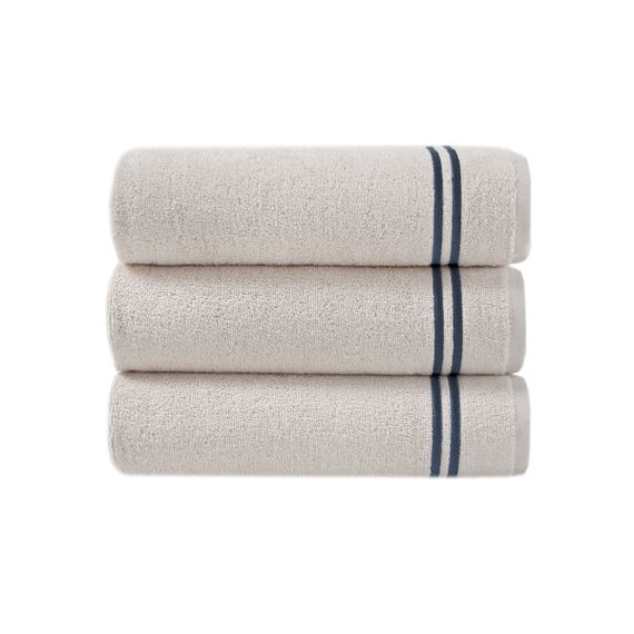 Рушник MieCasa 10749 Туреччина 50*90 см  Махра Бежевий із синім