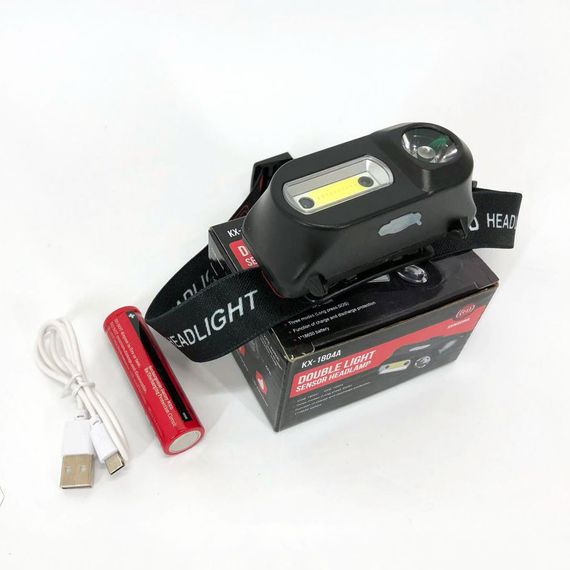 Сверхмощный налобный фонарь Bailong BL-1801A, Налобный фонарик с usb зарядкой, Фонарик TZ-274 на голову | Зображення 5