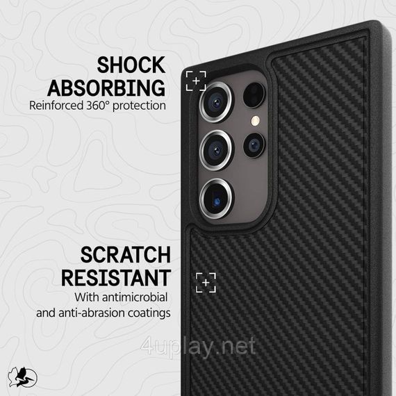 Чехол накладка противоударный бампер Pelican Protector для смартфона Samsung Galaxy S24 Ultra | Зображення 5