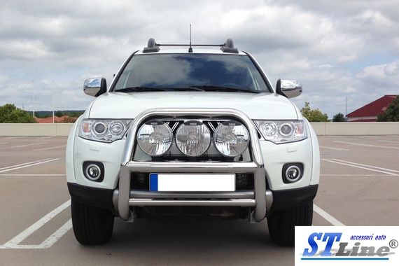 Кенгурятник WT018 (нерж.) для Mitsubishi L200 2006-2015 рр | Зображення 2