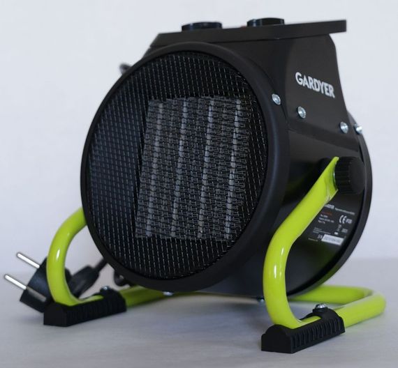 Электрический обогреватель Gardyer 2,0 кВт, площадь обогрева 20 кв.м., напольный, черный (HE2000) | Зображення 8