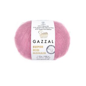 Super Kid Mohair № 64412 Gazzal Турецька пряжа для в'язання нитки кід мохер 64412