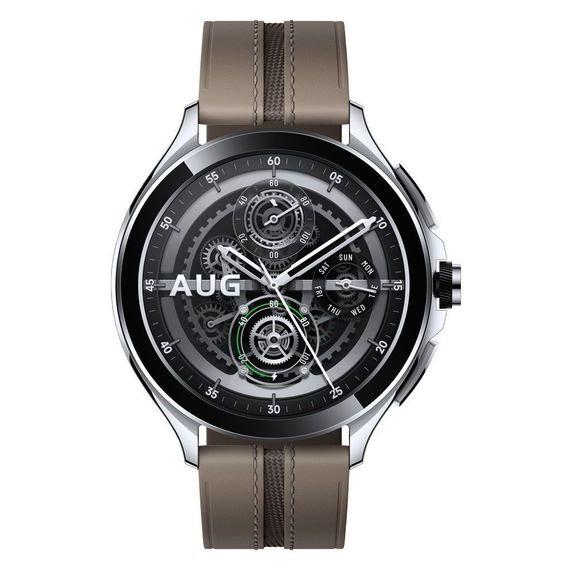 Смарт-годинник Xiaomi Watch 2 Pro Bluetooth Silver Case with Brown Leather Strap (1006733) | Зображення 1