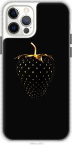 Чохол на iPhone 12 Чорна полуниця "3585pc-2053-24368"