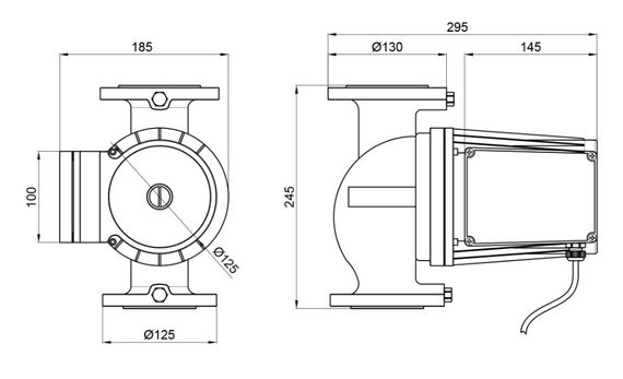 Циркуляційний насос Thermo Alliance LPS LPA40-16-700 фланцевий LPA4016700 | Зображення 1