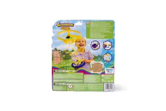 Генератор мильних бульбашок Gazillion пропелер із пусковим пристроєм з розчином 118 мл GZ36593 | Зображення 1