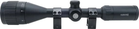 Прицел оптический Hawke Fast Mount 3-12x50 AO сетка Mil Dot с подсветкой. Кольца на Weaver | Зображення 4