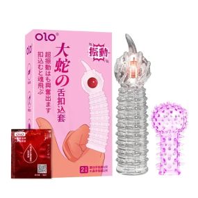 Насадки OLO (насадка с вибратором для пальца 1 шт.+ обычная насадка для пальца 1 шт.) sexstyle