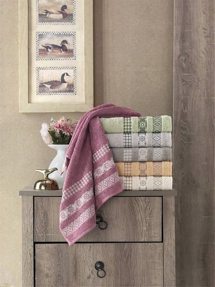 Полотенца Pupilla Best 70х140см Махра набор 6шт