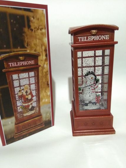 Новорічний нічник телефонна будка XMAS WDL-25002A 25 см (47702-10103_719) | Зображення 4