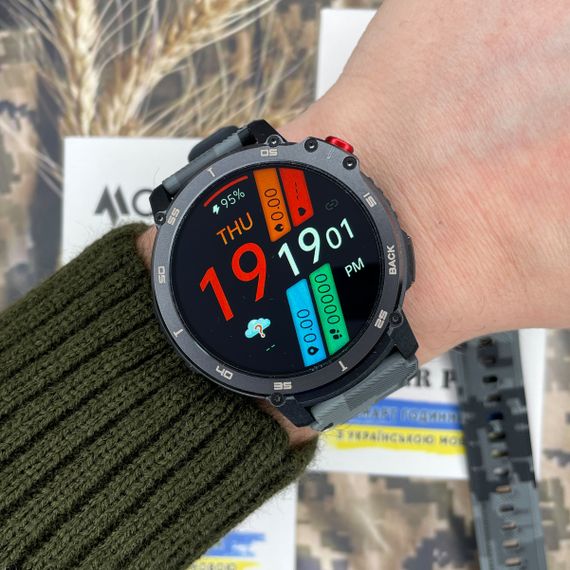 Розумний годинник Modfit Sniper Pro All Black 41 мм. | Зображення 2