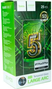 Захисне скло Hoco G12 5D для iPhone 7 Plus/8 Plus 25 шт (39487-01_636)