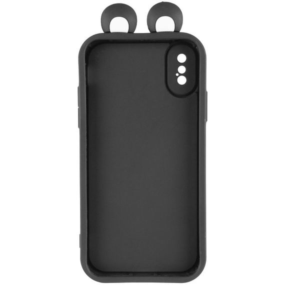 Чехол TPU Toys Case with Ears для Apple iPhone X / XS (5.8") Black | Зображення 2