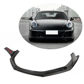 Накладка на передній бампер Lip (для Carrera 4 GTS 2017-2018, Карбон) для Porsche 911 рр