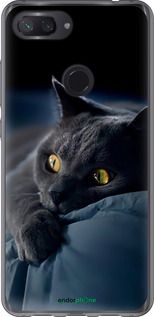 Чохол на Xiaomi Mi 8 Lite Димчастий кіт "825u-1585-2448"