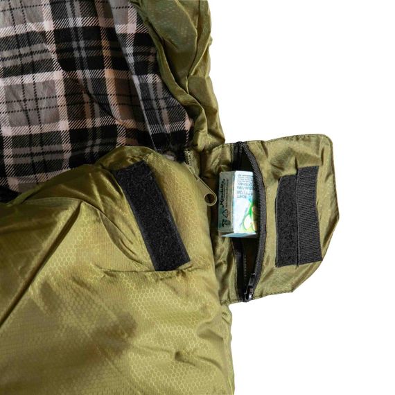 Спальний мішок Tramp Sherwood Long ковдра лівий dark-olive/grey 230/100 UTRS-054L | Зображення 9