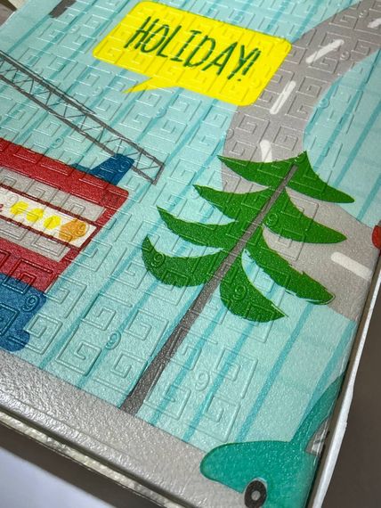 Термокилимок двосторонній Транспорт K6601-1, 120х180 см | Зображення 2