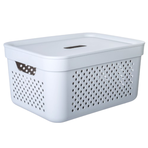 Кошик 15л сірий Simple Алеана