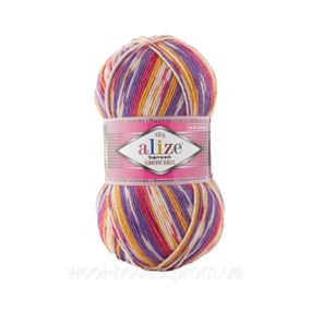 Шкарпеткова пряжа Alize Superwash Comfort Socks, 7655