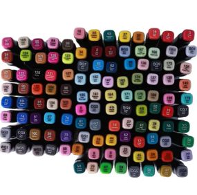 204 шт Набор двусторонних скетч-маркеров для рисованияTouch на спиртовой основе