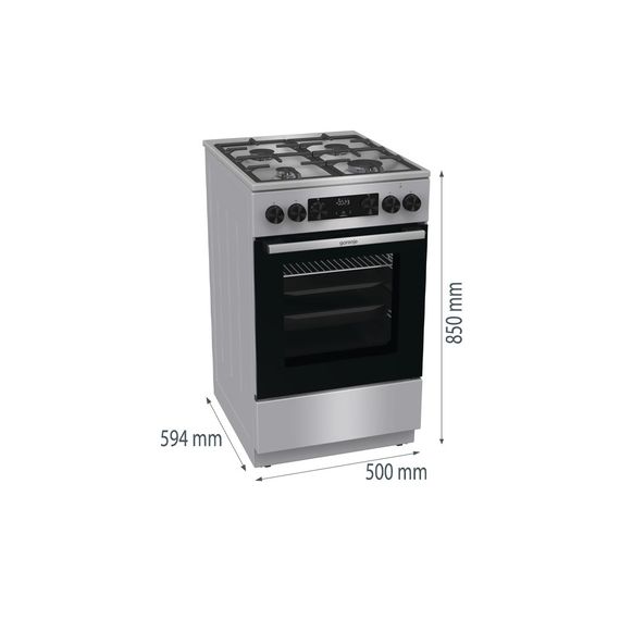 Плита Gorenje GKS5C70HXF | Зображення 2