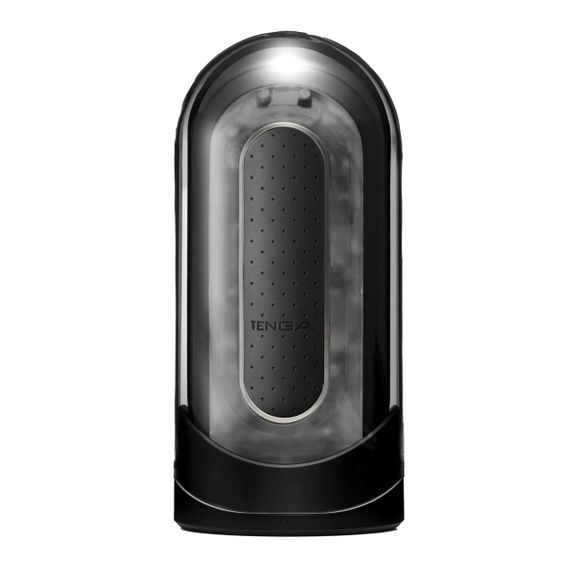 Вібромастурбатор Tenga Flip Zero Electronic Vibration Black, змінна інтенсивність, розкладний Sex Aura