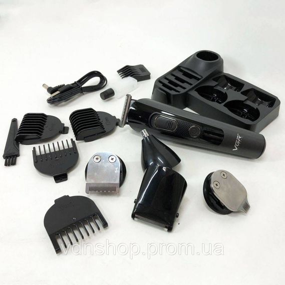 Электрическая машинка триммер для волос и бороды VGR V-175, Машинка для стрижки волос электрическая YK-60 | Зображення 5