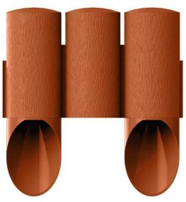 Газонна огорожа Cellfast MAXI 2.1 м оранжевий 3 елементи 34-013