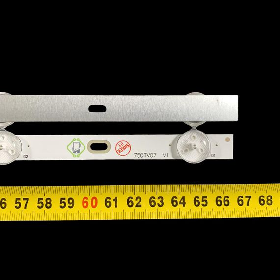 LED підсвітка Sony TV 75" inch 3V 5/8-led CX-75S01E01 KDL-75W855C KDL-75W850C 750TV07 750TV08 V1 28шт. | Зображення 5