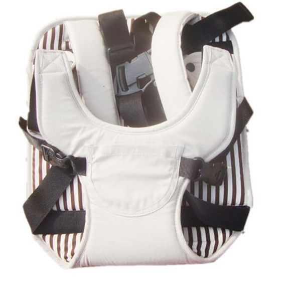 Безкаркасне автокрісло дитяче крісло Mylti Function Бежево-біле смужка