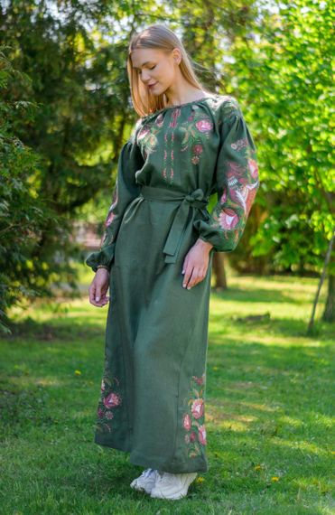 Плаття вишиванка доросле льон довге