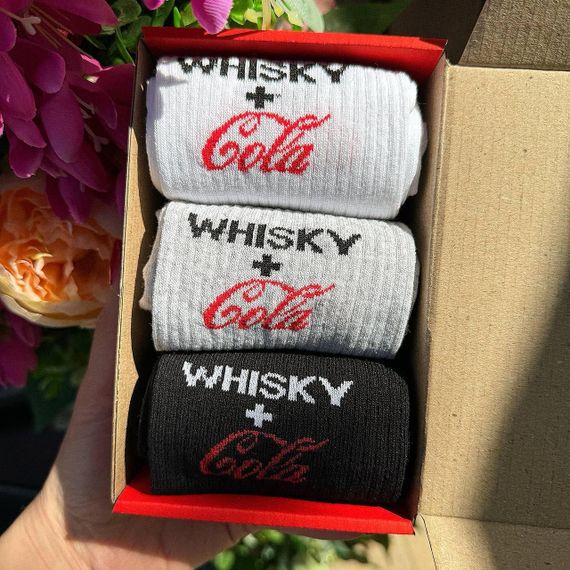 Подарочный набор мужских носков в коробке размер 40-45 3 пары разные цвета ч3бокс039 | Зображення 5