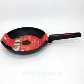 Эмалированная сковорода для жарки на гриле, Сковорода антипригарная с высокими бортами MZ-72