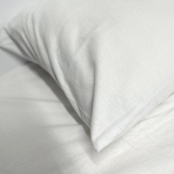 Простынь на резинке SoundSleep Delicacy фланель 90х200 см белая (94287042) | Зображення 2