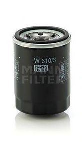 Фільтр масляний двигуна (вир-во MANN) MANN-FILTER W6103 на MITSUBISHI OUTLANDER SPORT (GA_W_)