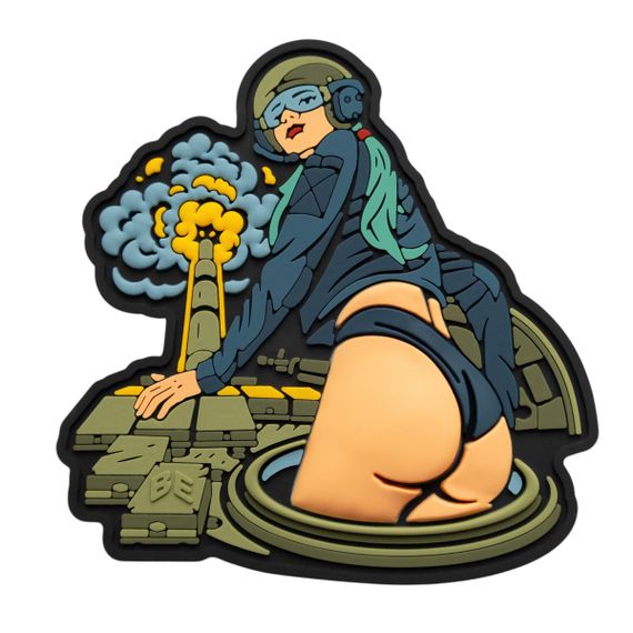 Патч (шеврон) "Tank Girl" ПВХ