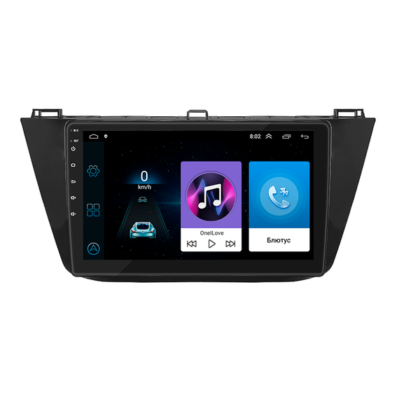Штатна магнітола 10" Lesko для Volkswagen Tiguan II Рестайлинг 2020-н.в. 1/16Gb/ Wi-Fi Optima Вольксваген