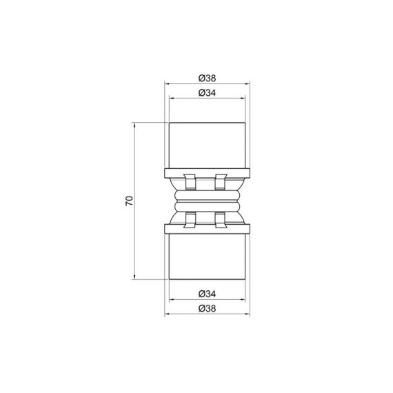 Муфта прес Icma 32 №400 | Зображення 1