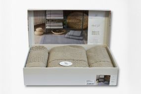 Подарочный набор полотенец  Pupilla Monet Kahve