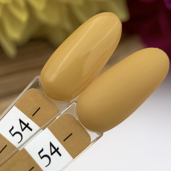 Гель-лак Crooz 54 (яркий солнечно-желтый) 8мл | Зображення 1