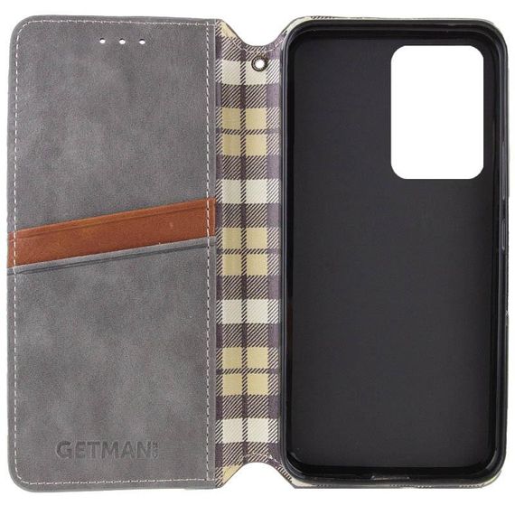 Шкіряний чохол-книжка GETMAN Cubic (PU) для Xiaomi Redmi A5 (Europe version) Сірий | Зображення 2