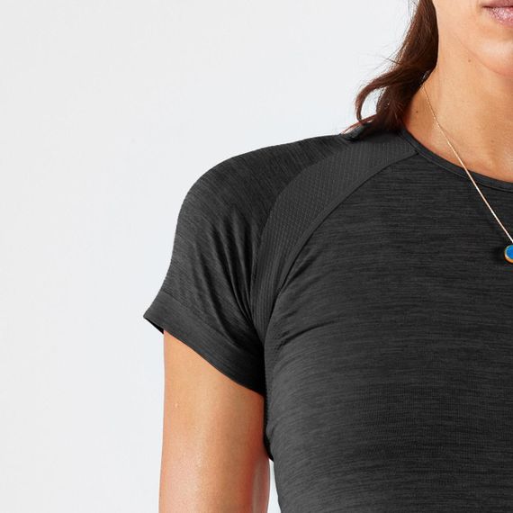 Футболка жіноча Run 500 чорна - M | Зображення 2