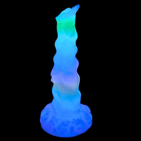 Вібратор люмінесцентний з пультом UNIVIBE Unicorn, кольоровий, 25 х 5.7 см Sex Aura | Зображення 2