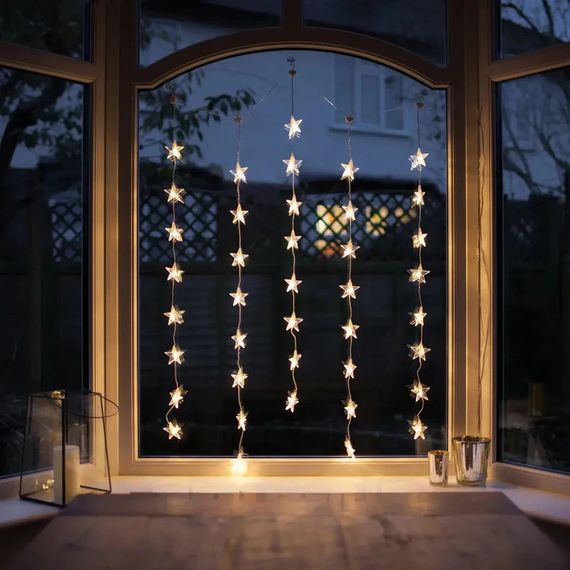 Гірлянда-штора 120LED Зорепад XMAS WW Теплий білий (23456850401_419) | Зображення 6