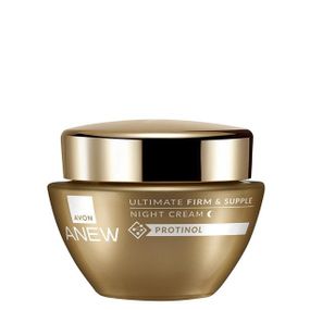 Нічний крем для обличчя Пружність та еластичність з протинолом 45+ SPF 20 Avon Anew Ultimate Firm & Supple Night Cream 50 мл