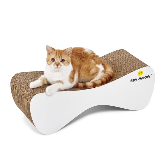 Кігтеточка картонна Say Meow Cloud, 61 см х 21 см х 24 см | Зображення 1