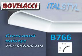 Стельовий плінтус BOVELACCY ITALSTYL B766  70х70х2000мм