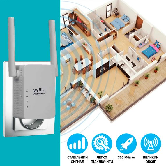 Репітер 09 LV-WR WIFI роутер +REPEATER/AP Mega | Зображення 2
