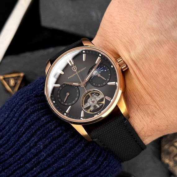 Чоловічий годинник Pagani Design PD-YS021 Black-Gold | Зображення 5