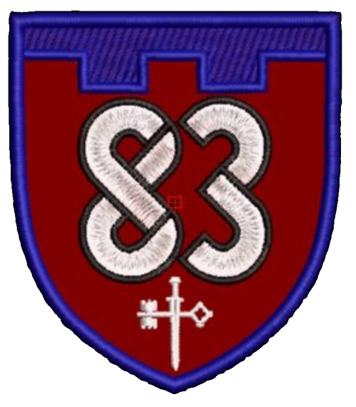 Шеврон 83 ОБ ТРО (цветной, пиксель, олива или мультикам)